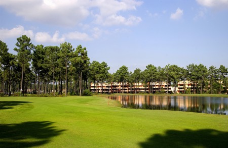 Lake & apartments